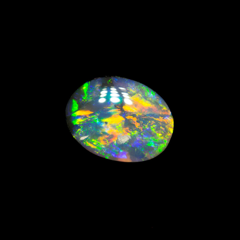 0.46 ct dark opal 6.8x5.2x2mm