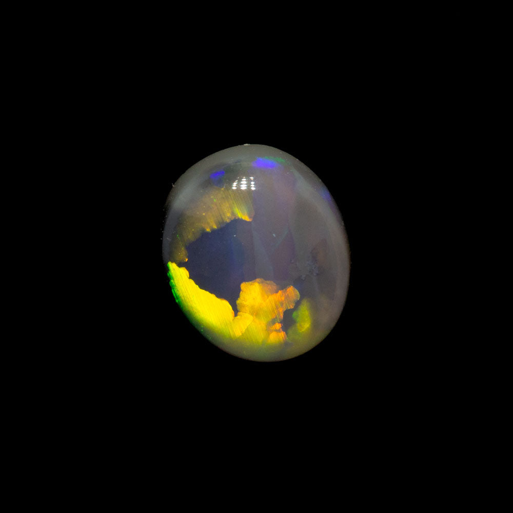 0.46 ct dark opal 5.6x4.8x2.4mm