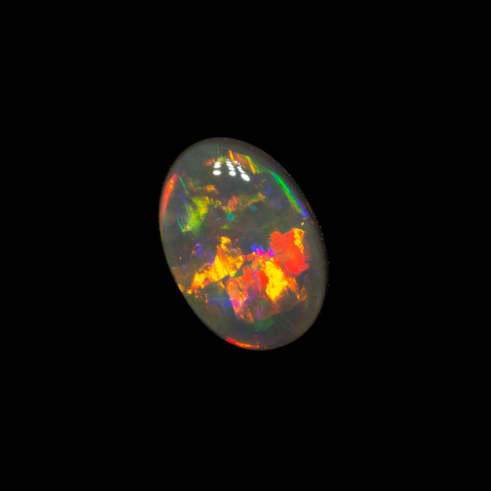 0.46 ct dark opal 6.5x4.5x2.2mm