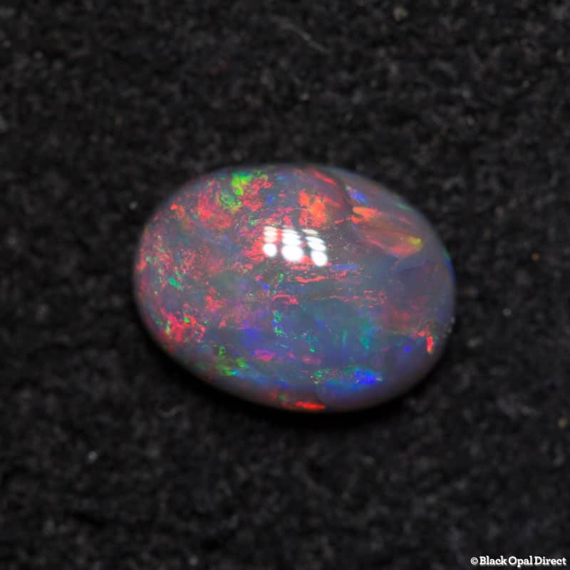 0.46ct semi black opal