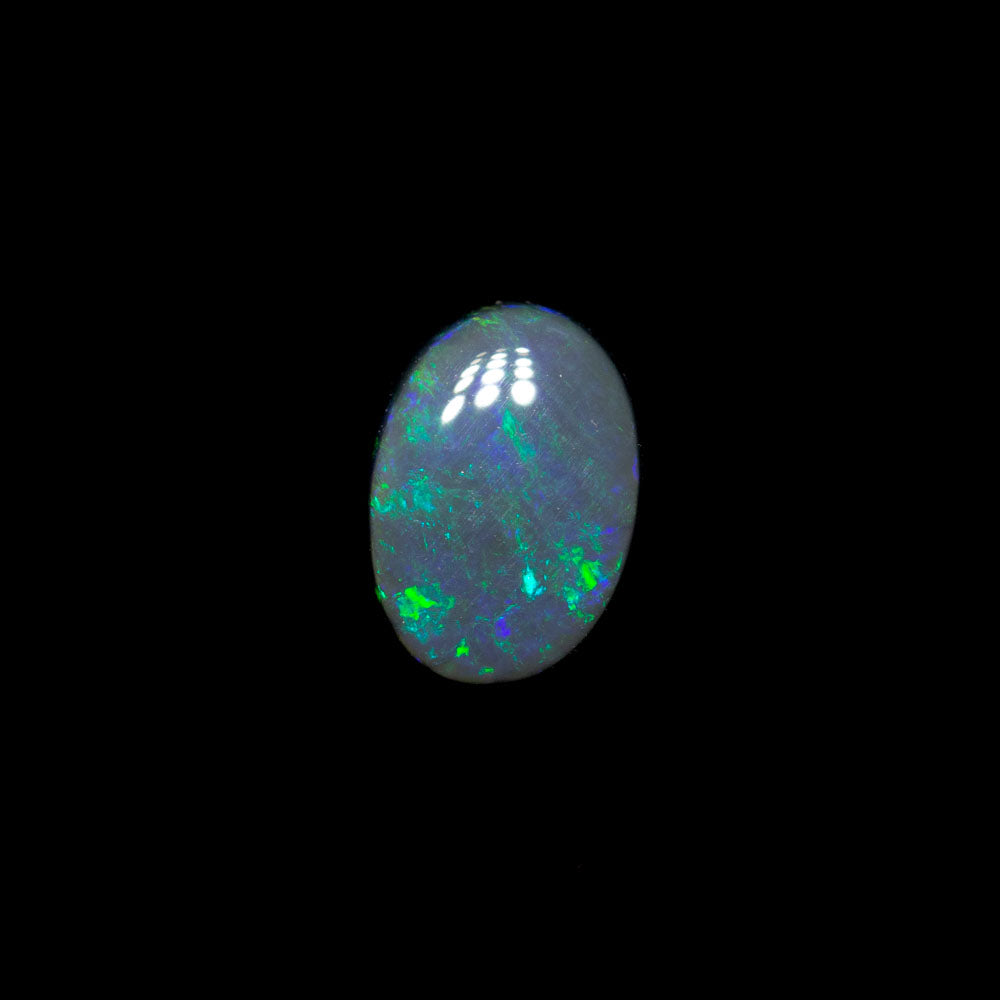 0.47 ct black opal 6.2x4.5x2.3mm