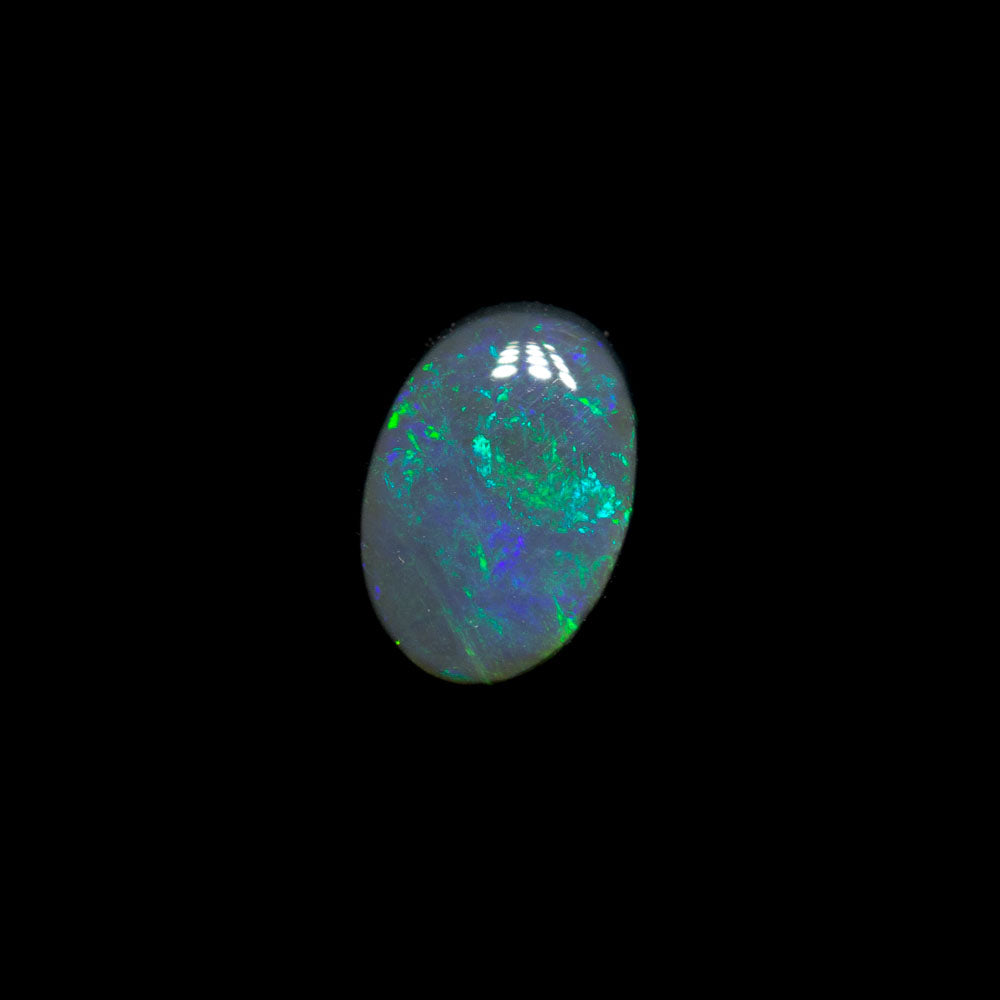 0.47 ct black opal 6.2x4.5x2.3mm