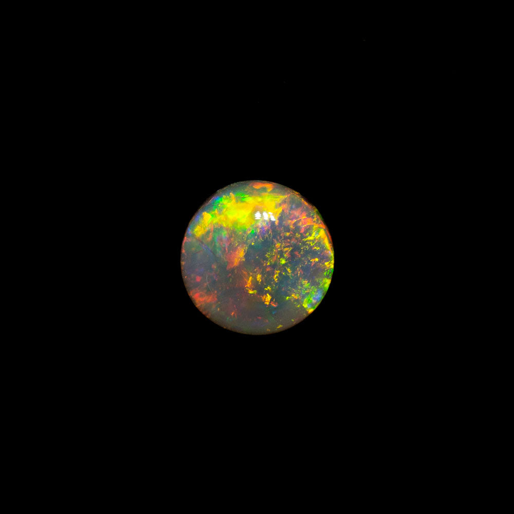 0.47 ct dark opal 5.4x5.4x2.5mm