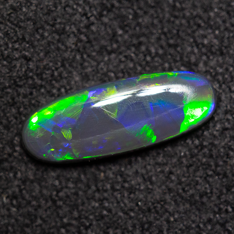 0.48 ct black opal 10x3.6x2mm