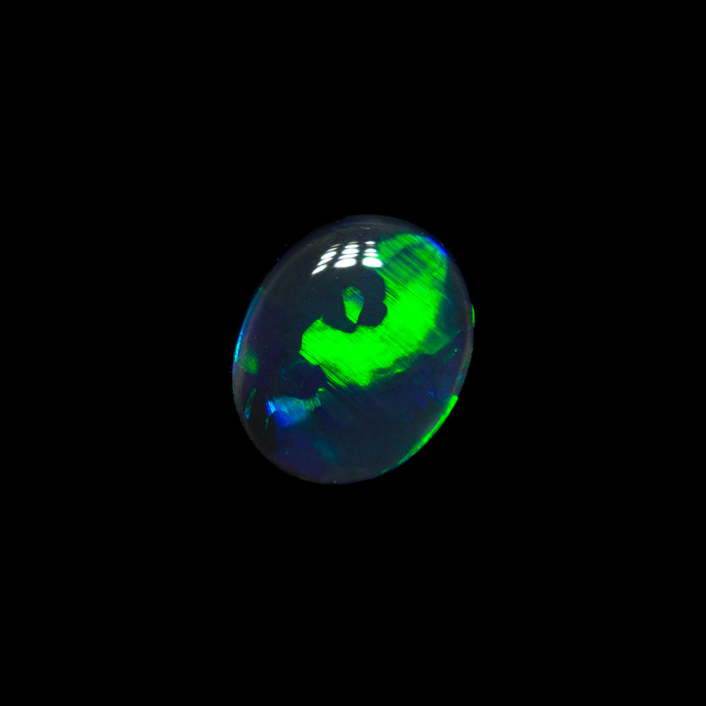 0.48 ct black opal 6.4x5.3x2.1mm