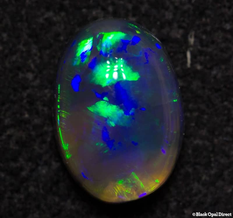 0.48 ct black opal 6x4x3mm