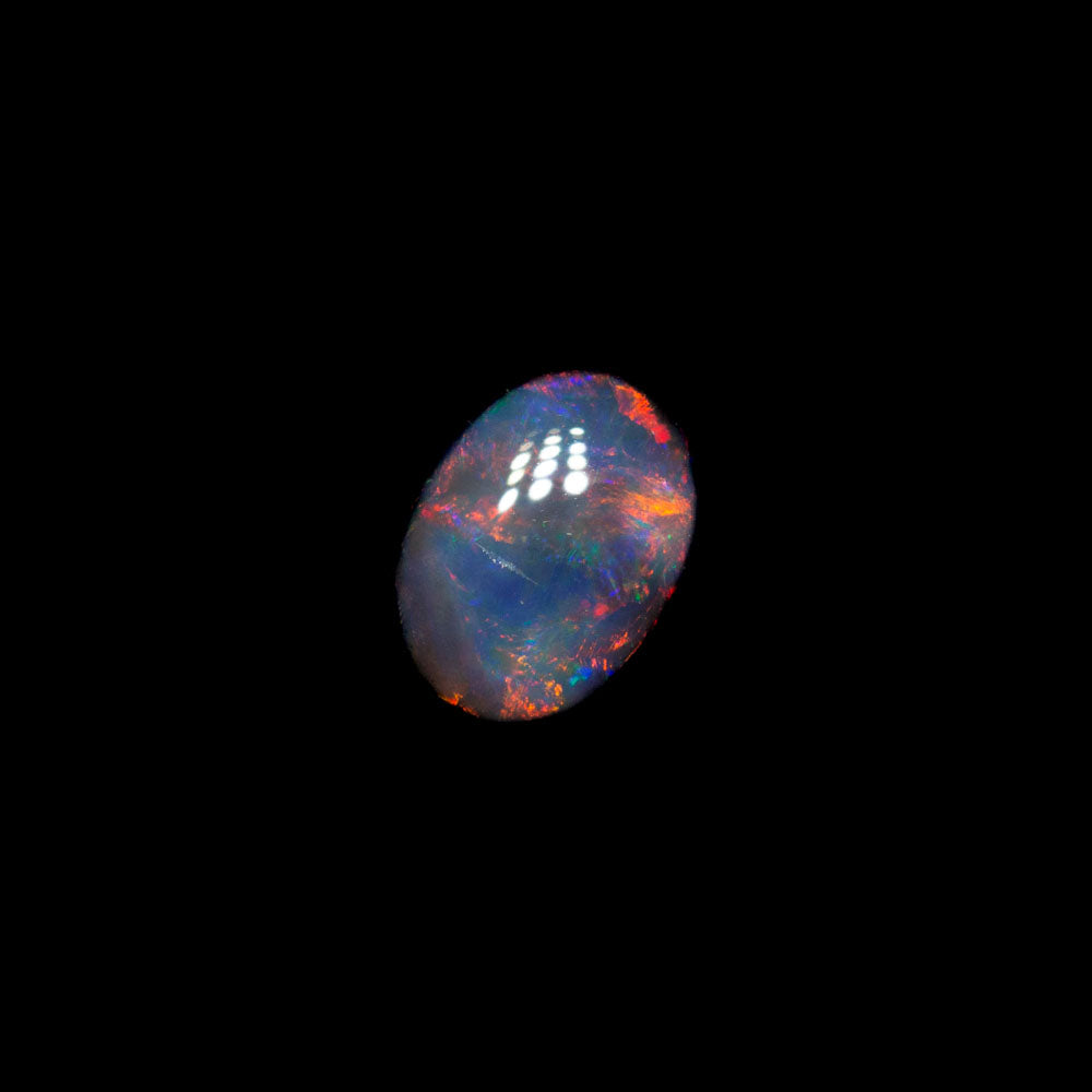 0.49 ct double-sided  black opal 5.7x4.3x2.8mm