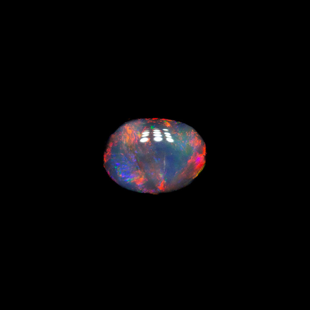 0.49 ct double-sided  black opal 5.7x4.3x2.8mm