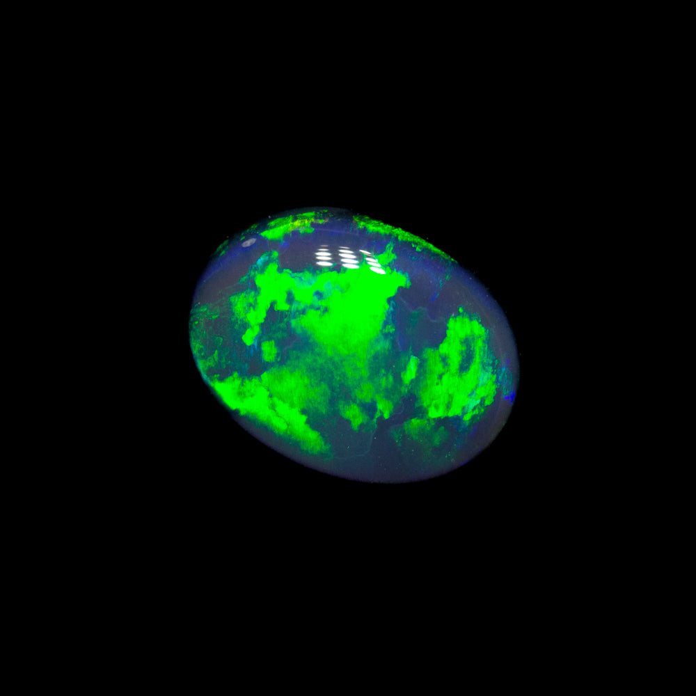 0.50 ct black opal 6.5x4.9x2.2mm