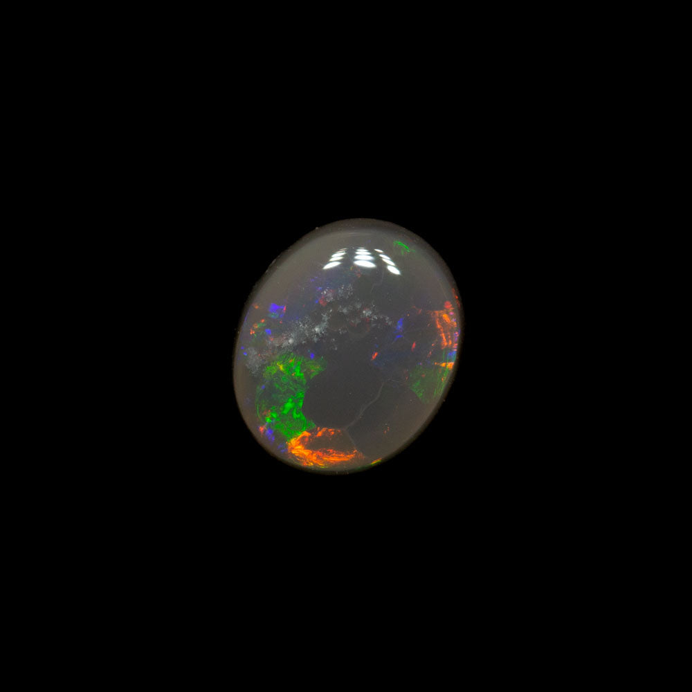 0.51 ct dark opal 5.8x4.9x2.4mm