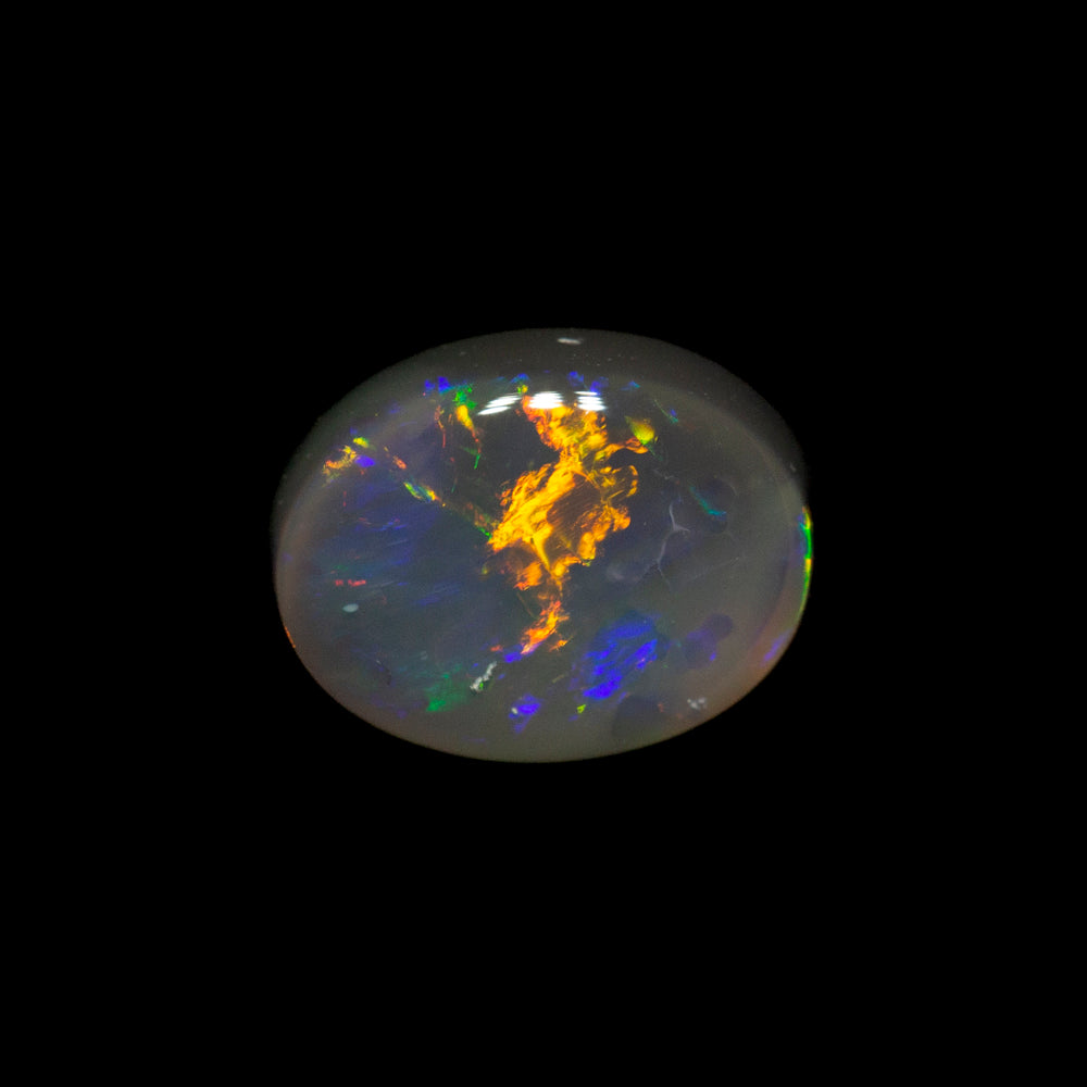 0.51 ct black opal 6.3x4.9x2.4mm