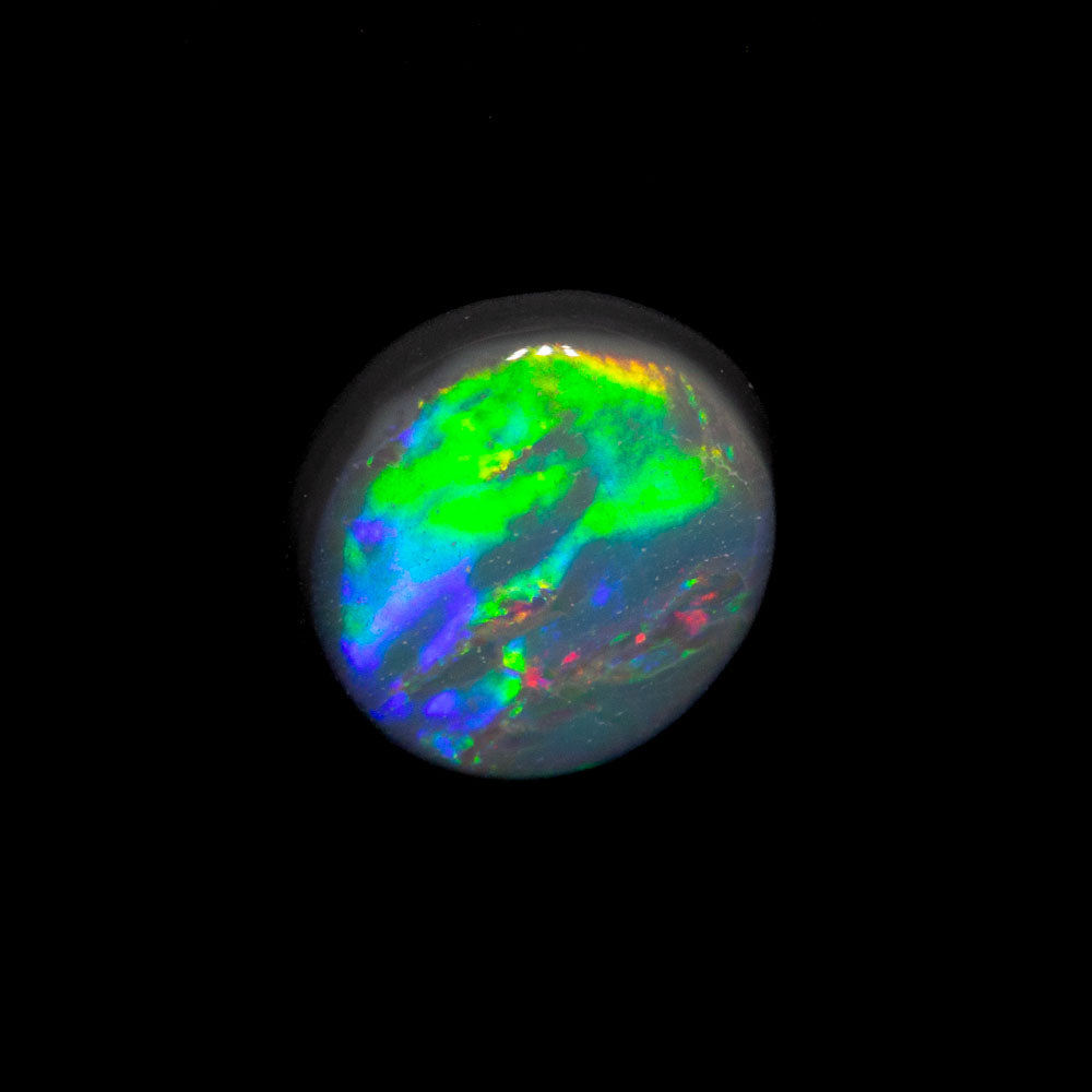 0.51 ct dark opal 6.2x5.6x2.1mm