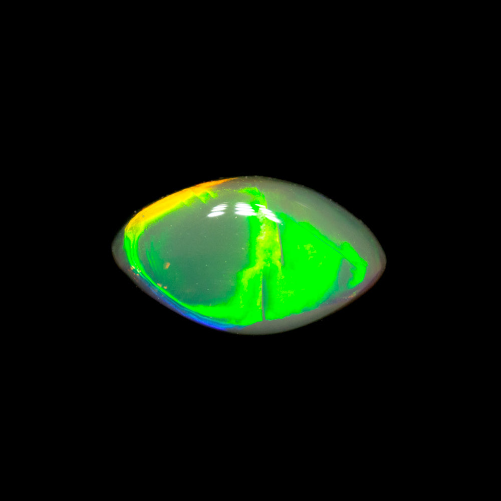 0.51 ct dark opal 7.6x4.4x2.4mm
