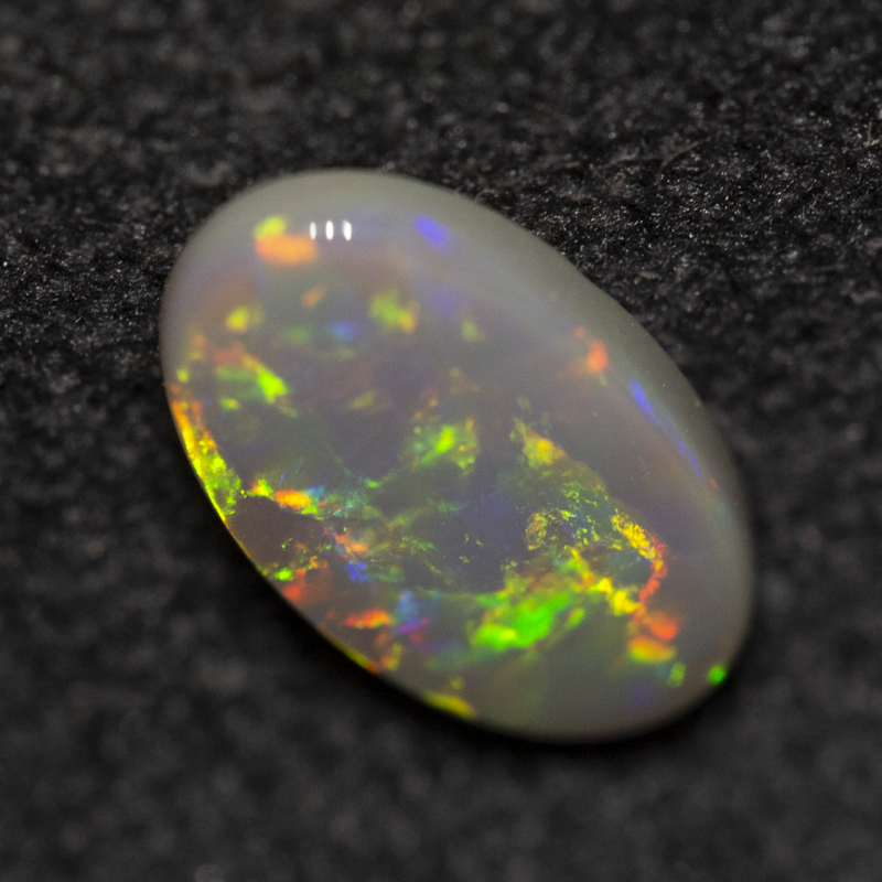 0.52 ct dark opal 8.3x5x1.7mm