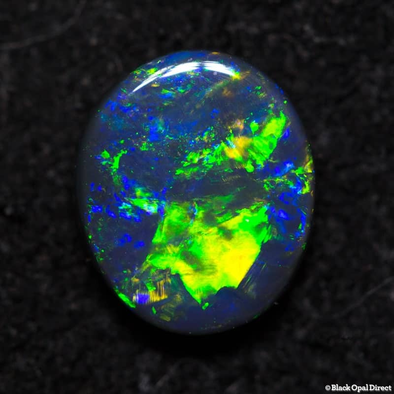 0.52ct black opal 6x5x2mm