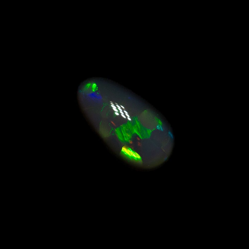 0.53 ct black crystal opal 7.2x4x2.8mm