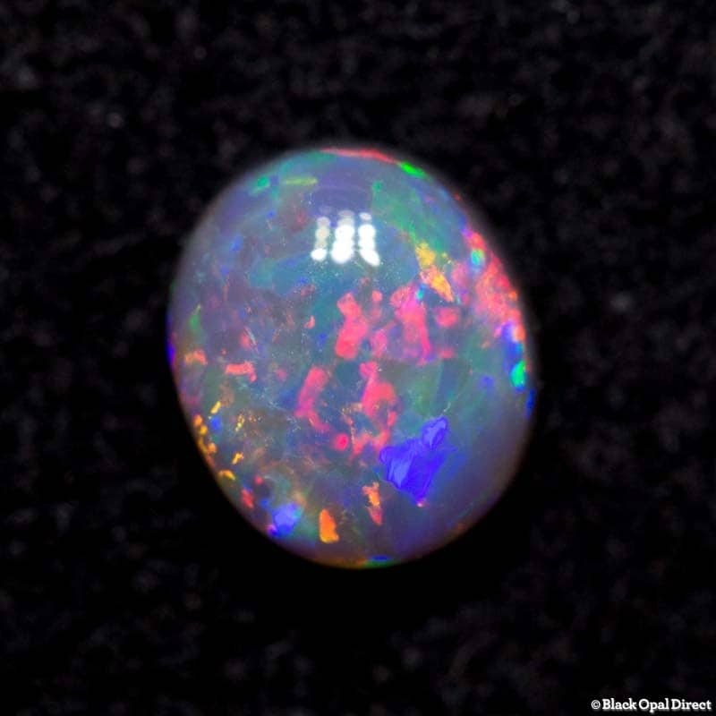 0.53 ct semi black opal 5x4.5x3mm