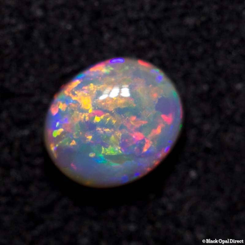 0.53 ct semi black opal 5x4.5x3mm