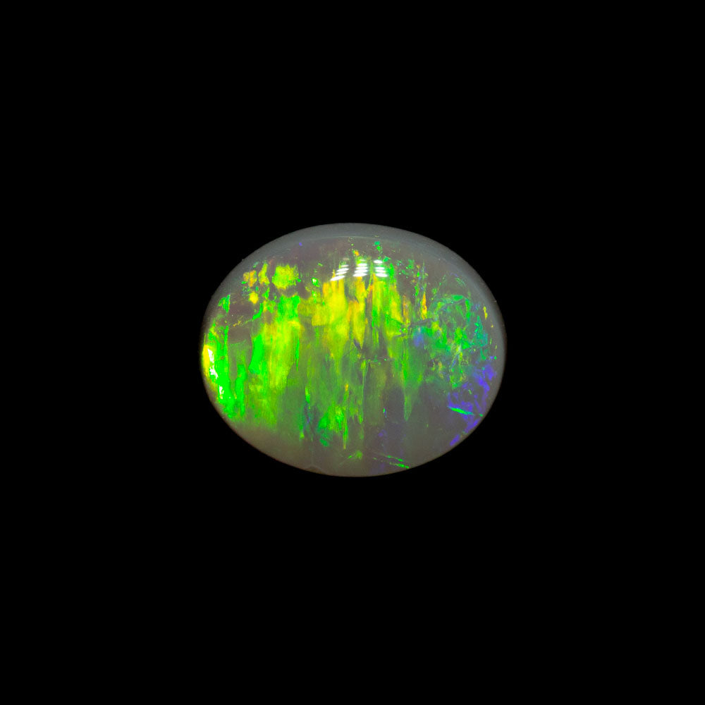 0.54 ct dark opal 6.6x5.5x2.2mm