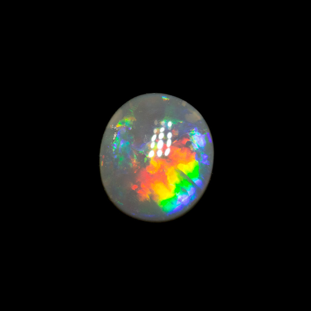 0.55 ct double-sided dark opal 6x5.3x2.5mm