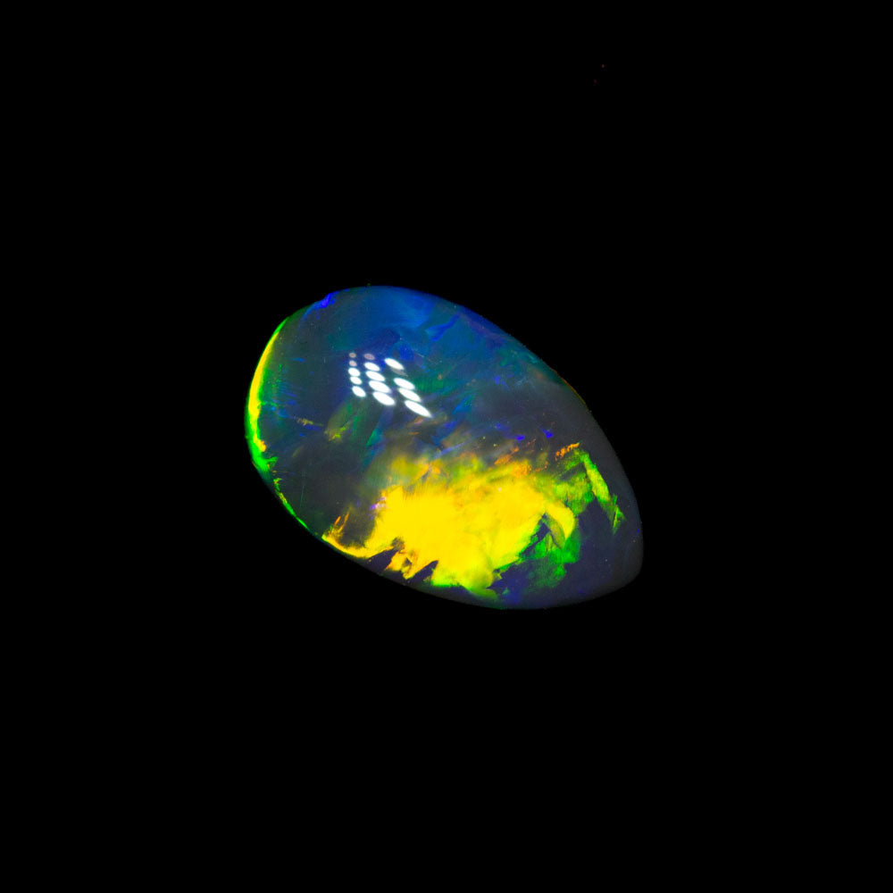 0.56 ct black opal 8.1x5.1x2mm