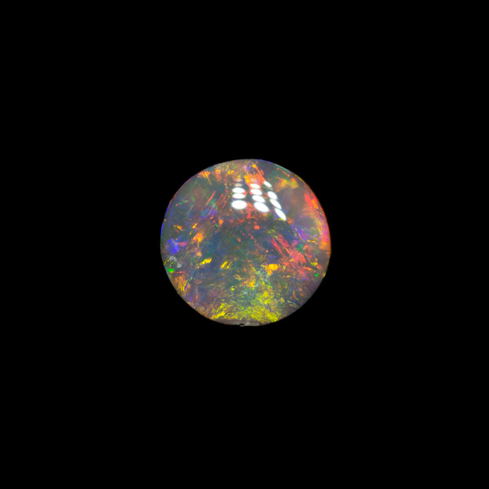 0.56 ct dark opal 5.4x5.4x2.8mm