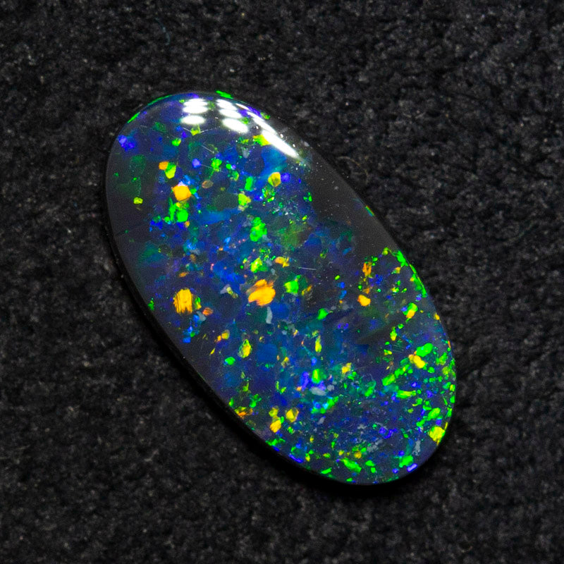 0.59 ct black opal 9.2x5x1.8mm