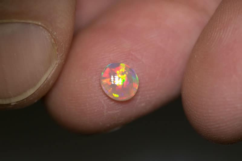 0.59 ct gem crystal opal 6x5x2.5mm