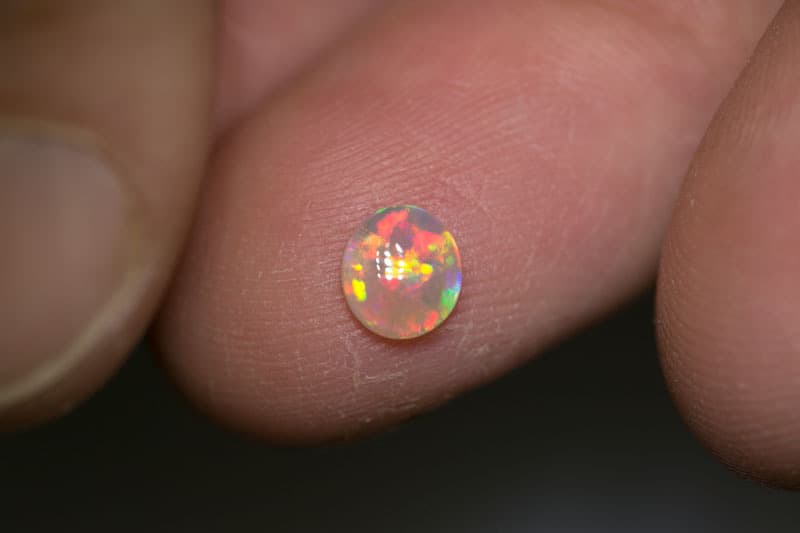0.59 ct gem crystal opal 6x5x2.5mm