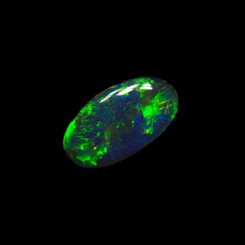 0.61 ct black opal 8x4.5x2.3mm