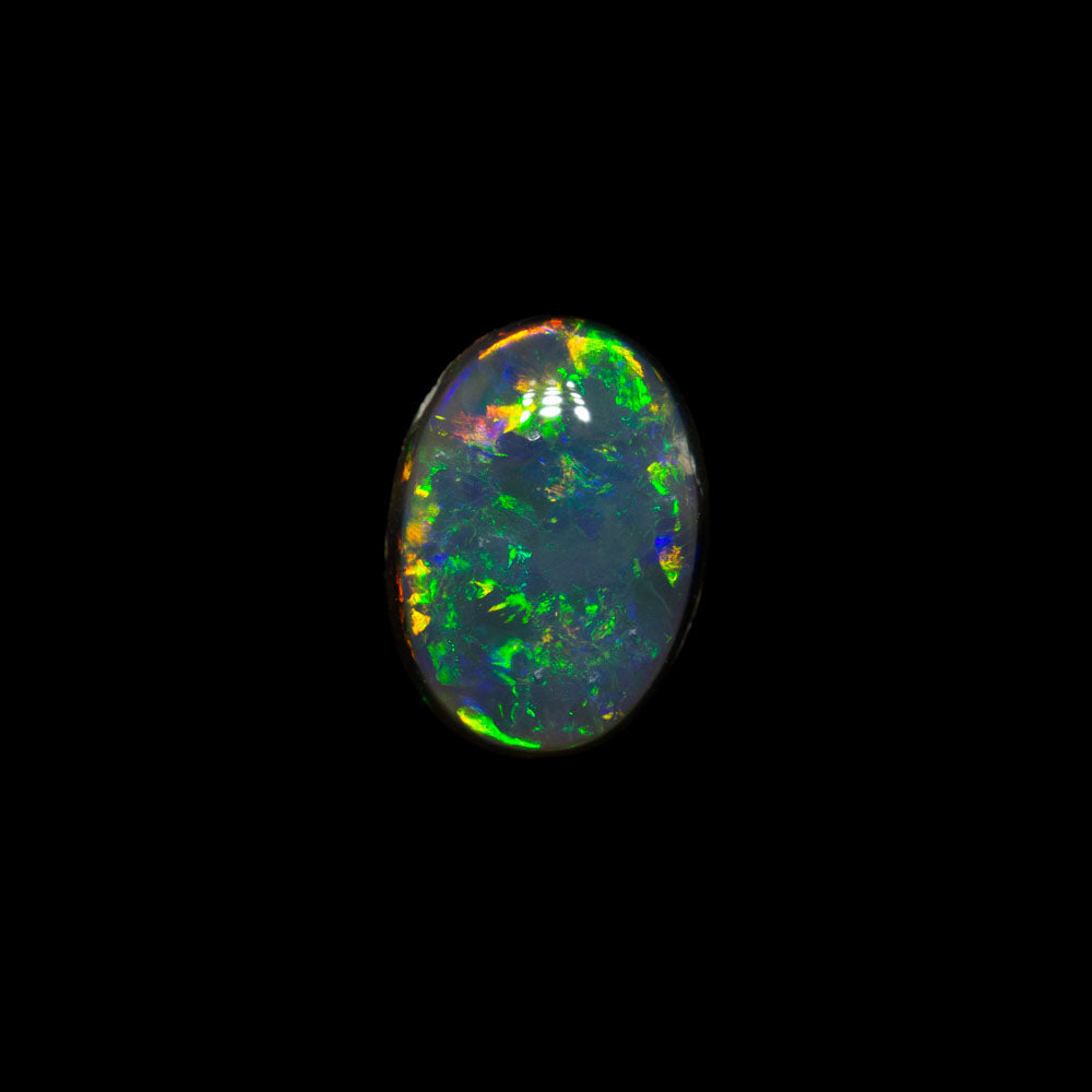0.62 ct black opal 6.9x5x2.6mm