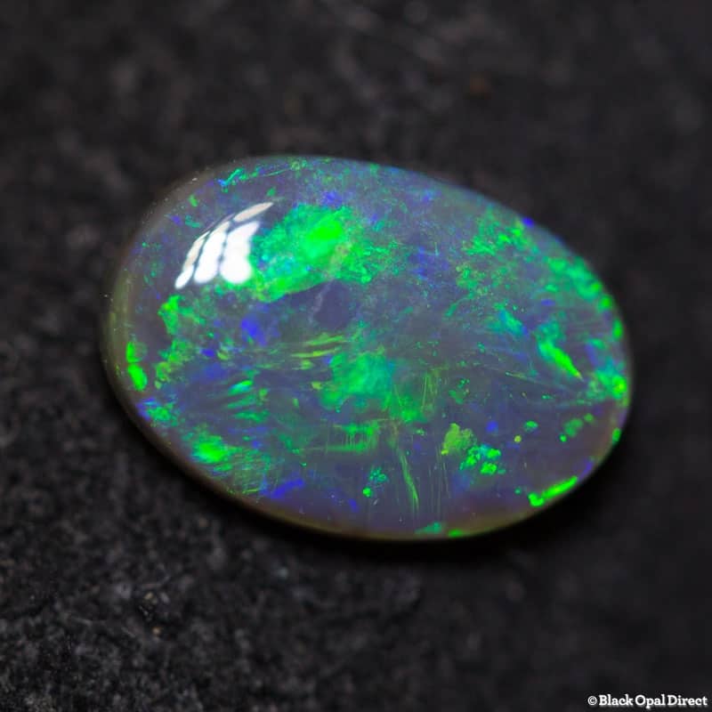 0.62 ct dark opal 7.5x5x2mm