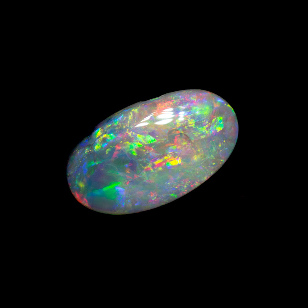 0.63 ct white opal 8.2x4.7x2.5mm