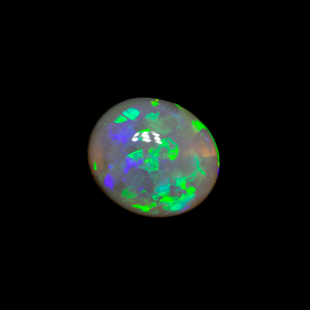 0.63 ct dark opal 6.6x5.7x2.8mm