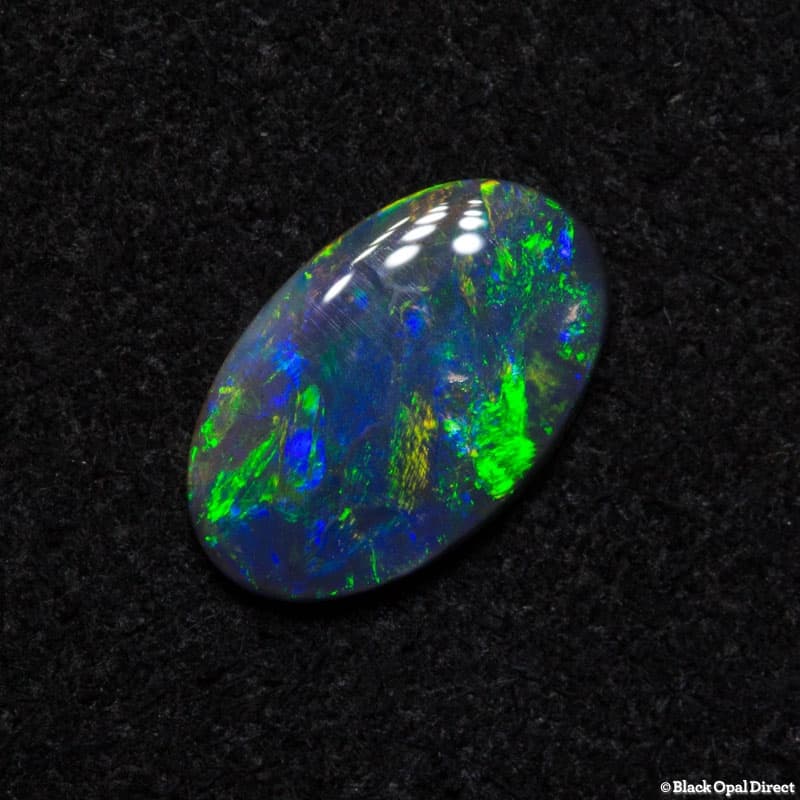 0.63ct black opal