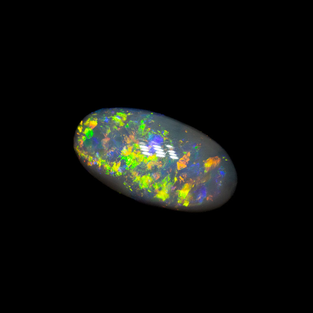 0.64 ct dark opal 8.1x4.4x2.9mm