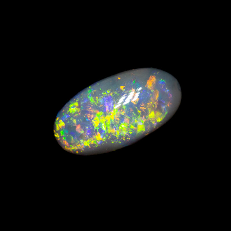 0.64 ct dark opal 8.1x4.4x2.9mm