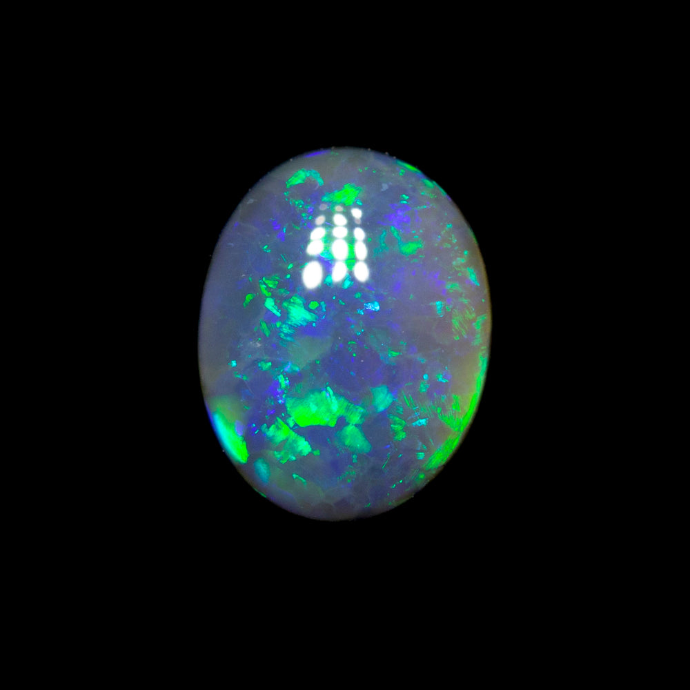 0.64 ct black opal 6.7x5.3x2.6mm
