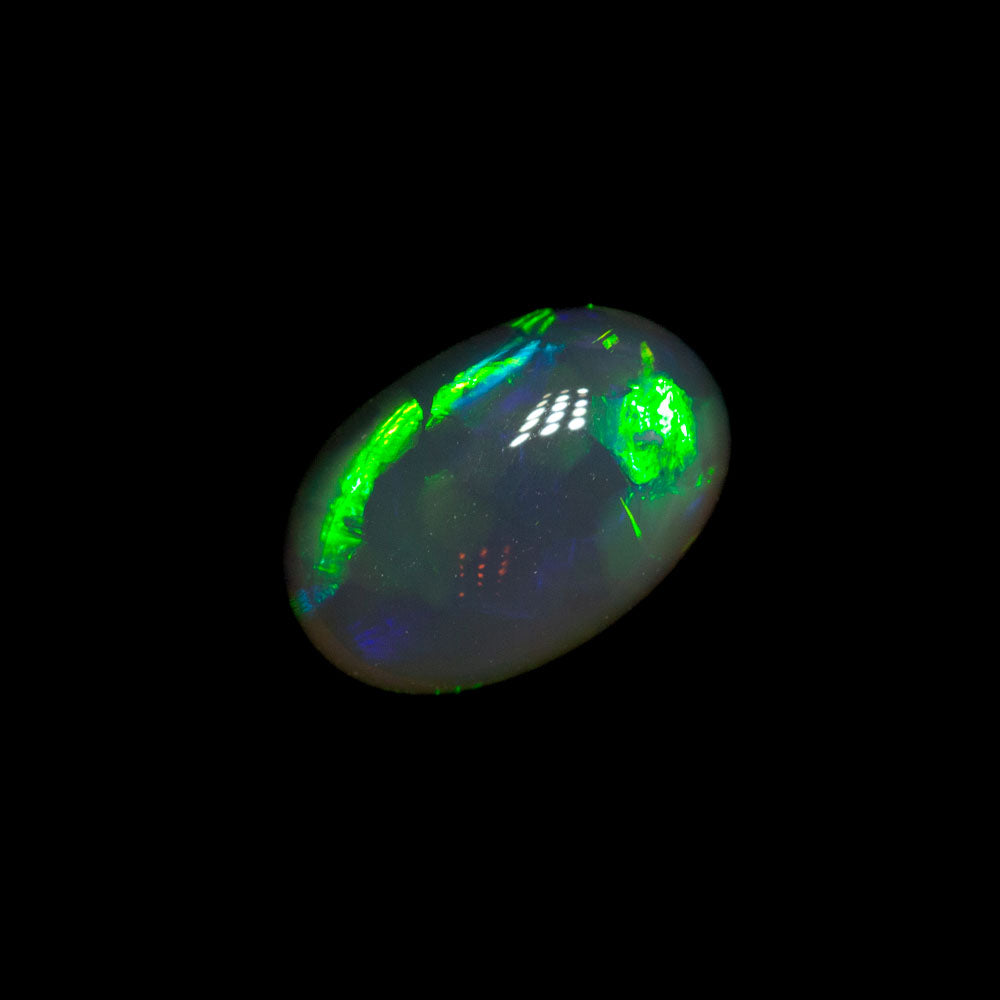 0.65 ct black crystal opal 6.8x4.6x3.2mm