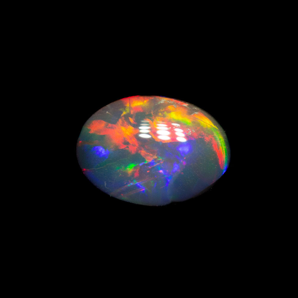 0.65 ct black opal 7.1x5x2.8mm