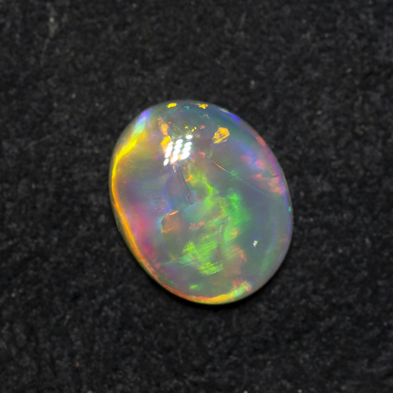 0.66 ct crystal opal 7x5.7x2.6mm