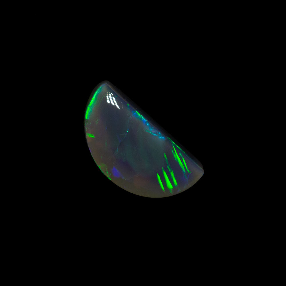 0.66 ct black opal 8.2x4.3x2.6mm