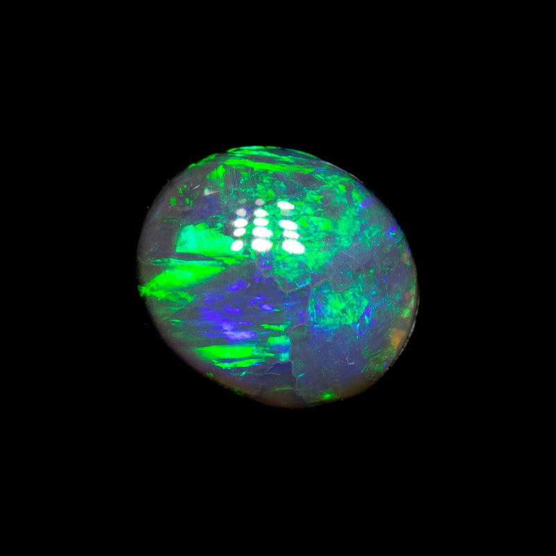 0.70 ct black opal 6.9x6x2.7mm