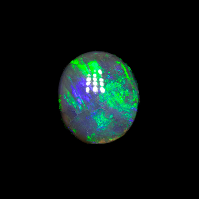 0.70 ct black opal 6.9x6x2.7mm