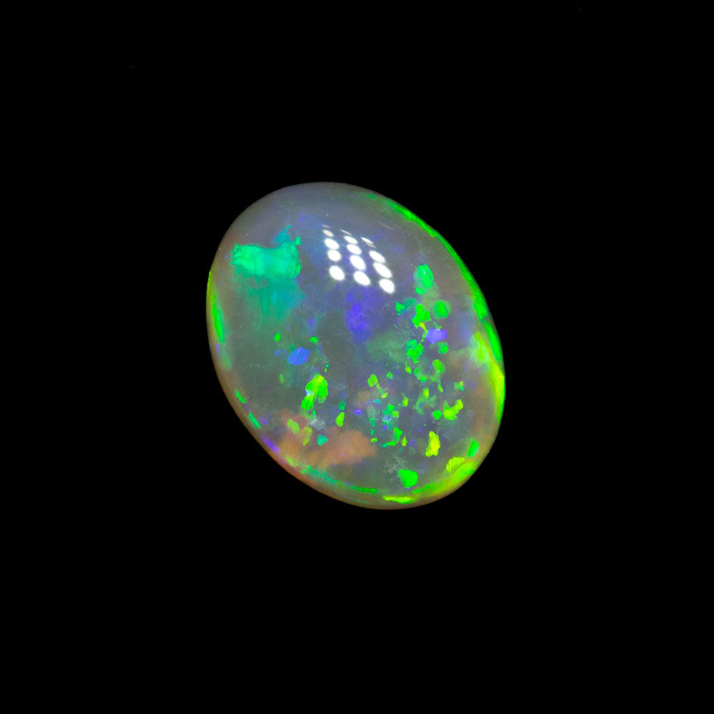0.70 ct dark crystal opal 7.7x6x2.5mm