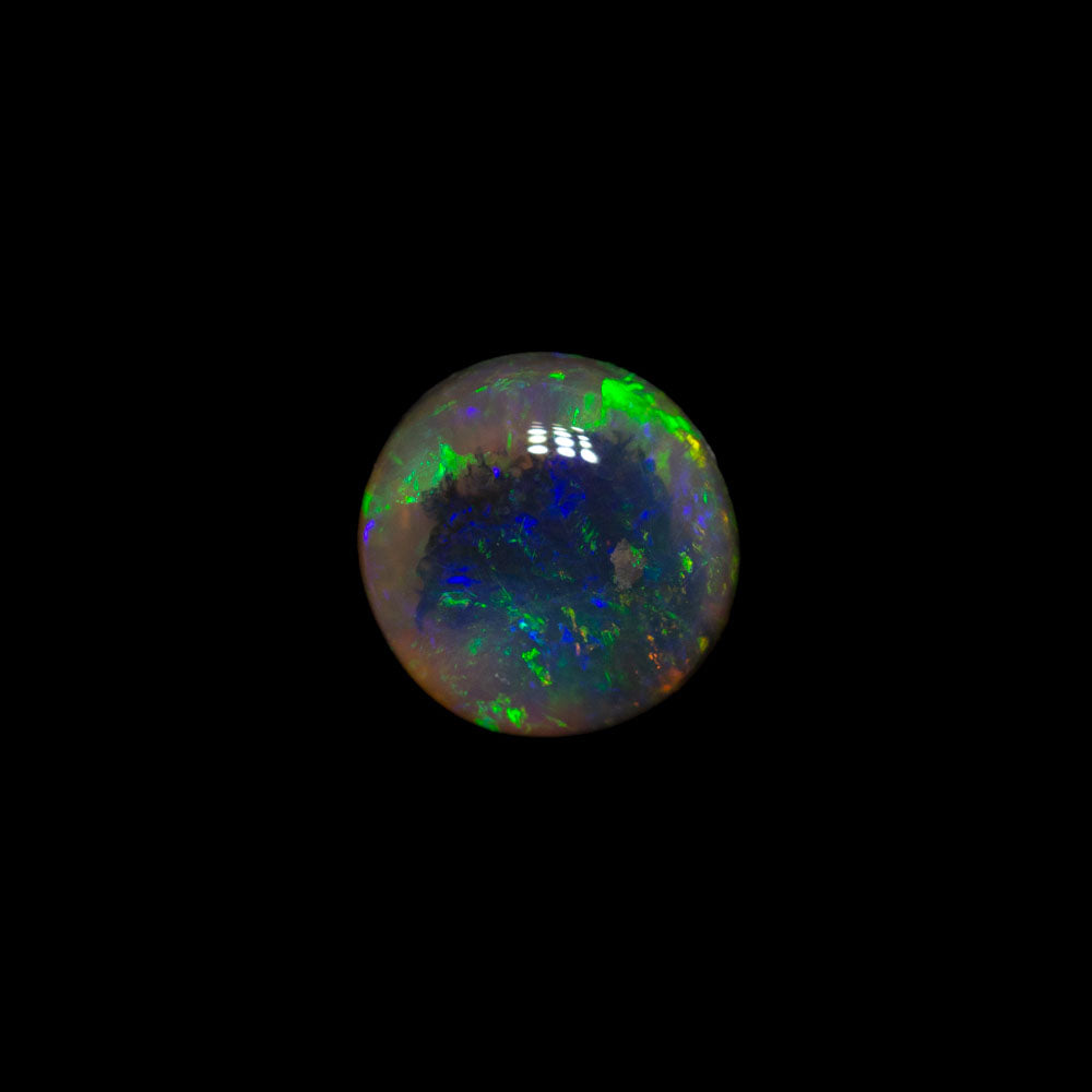 0.70 ct black opal 6.1x6x3mm