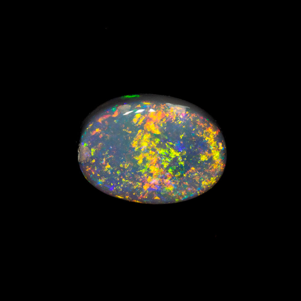 0.71 ct dark opal 7.2x5.1x2.6mm