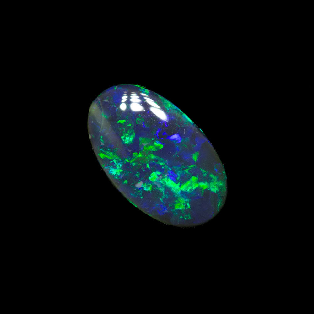 0.72 ct black opal 8.2x5x2.6mm