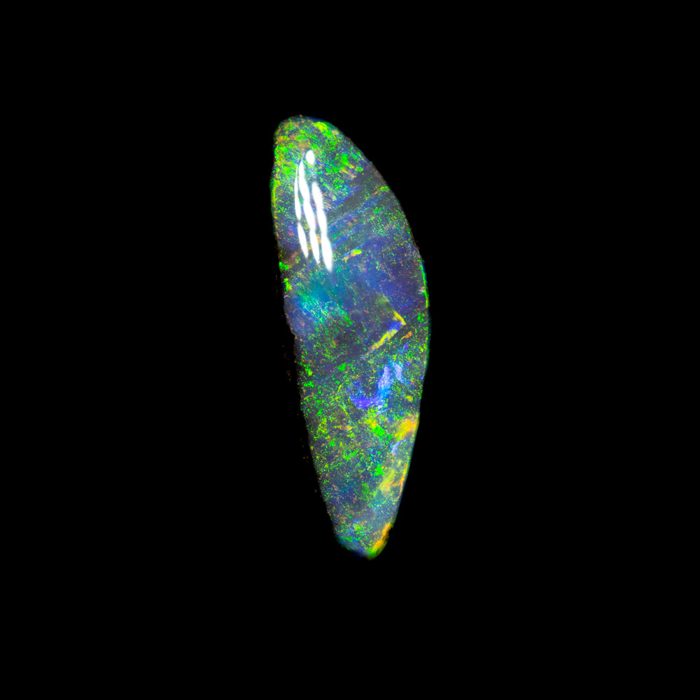 0.72 ct boulder opal 11x3.8x2.4mm