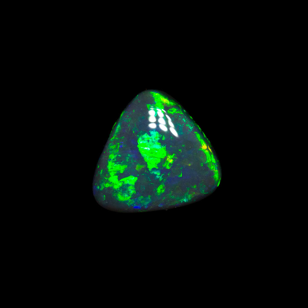 0.72 ct black opal 6.5x6.4x2.6mm
